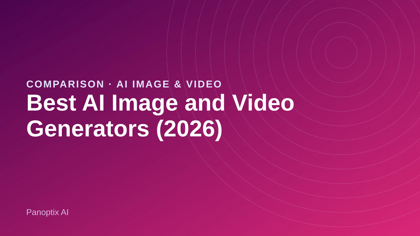 Grid of AI-generated images and video frames representing the leading AI image and video generators