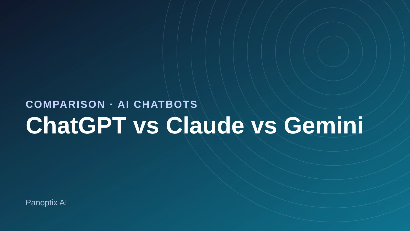 ChatGPT, Claude and Gemini logos side by side for an everyday-use comparison